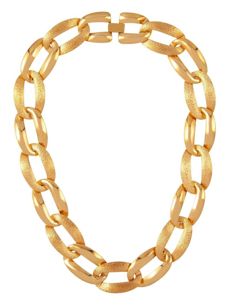 Susan Caplan Vintage 1980s pre-owned Napier chain-link necklace - Gold von Susan Caplan Vintage