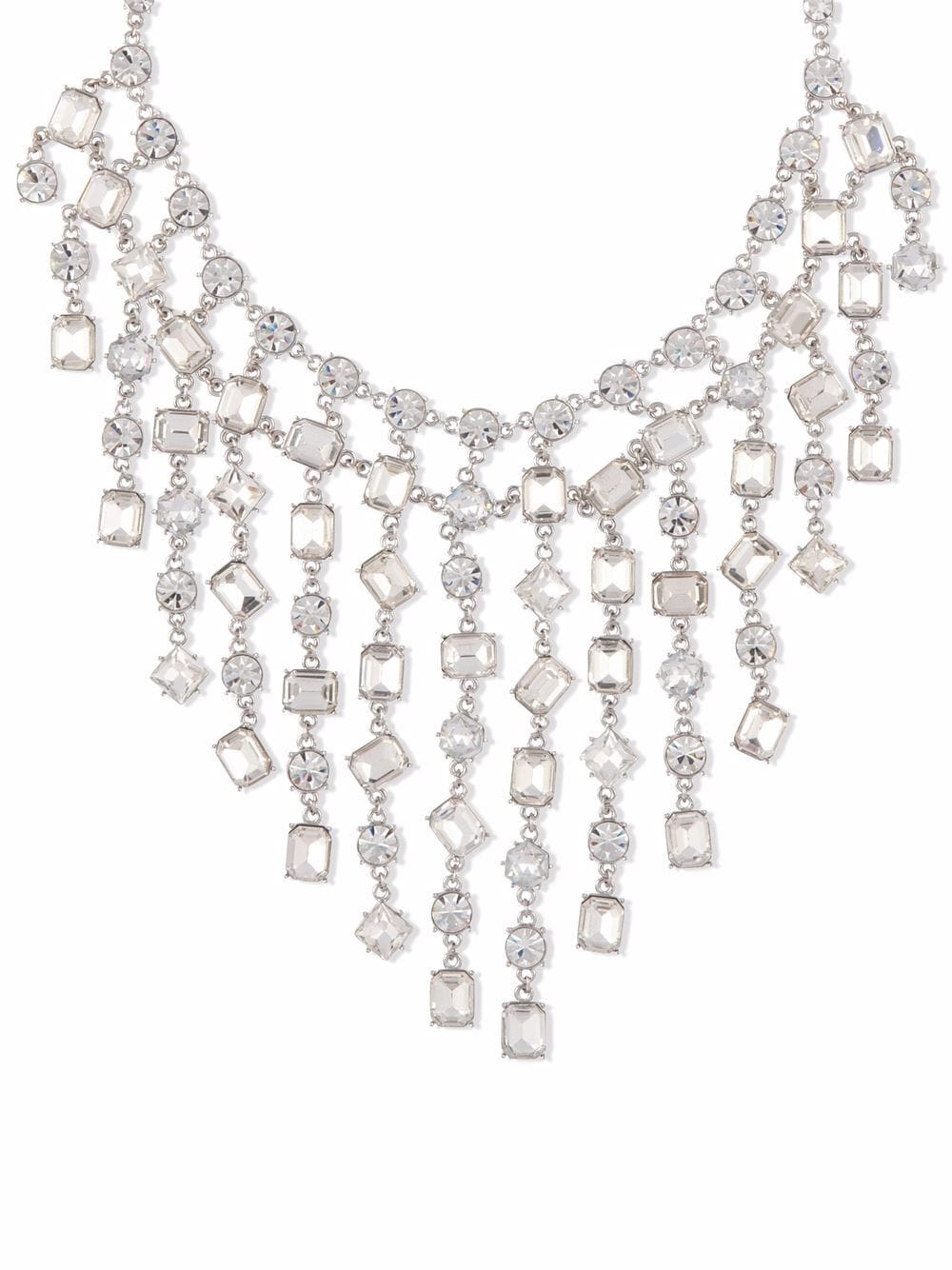 Susan Caplan Vintage 2000s Edwardian Revival crystal-embellished necklace - Silver von Susan Caplan Vintage