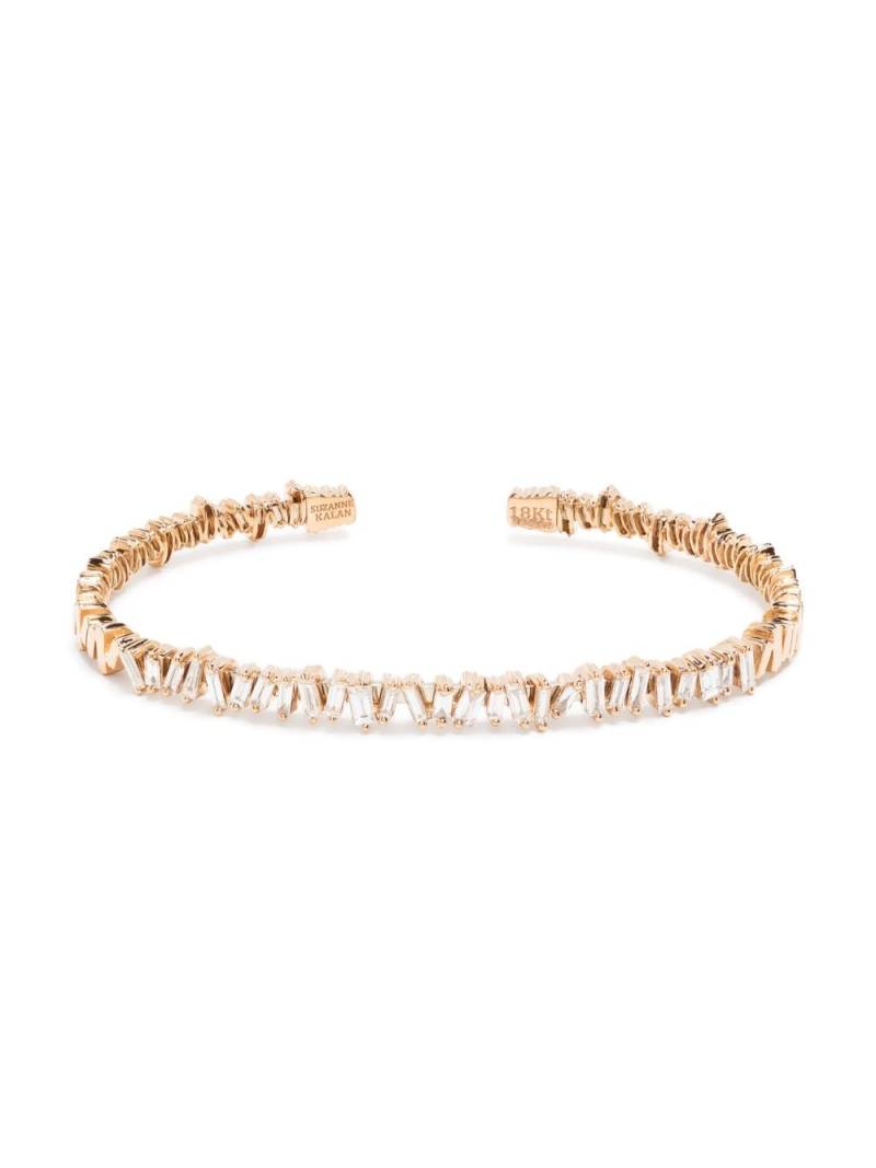 Suzanne Kalan 18kt rose gold Fireworks diamond bangle von Suzanne Kalan