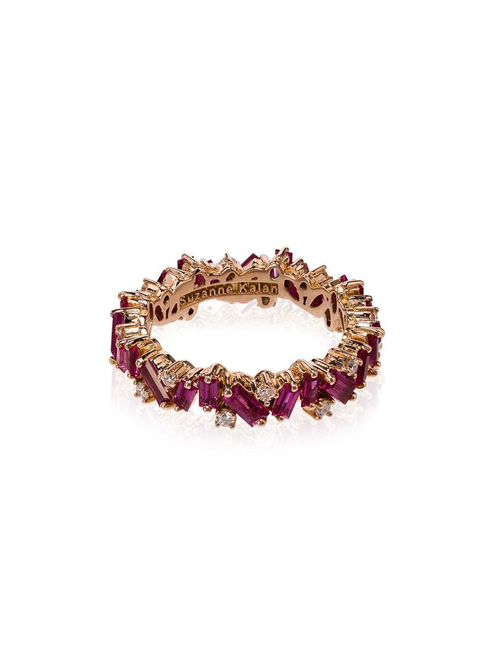 Suzanne Kalan 18kt rose gold Fireworks ruby ring - Pink von Suzanne Kalan