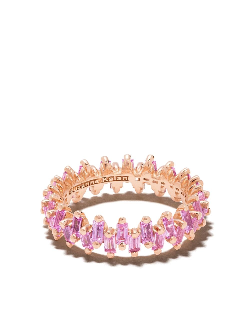 Suzanne Kalan 18kt rose gold Step pink sapphire ring von Suzanne Kalan