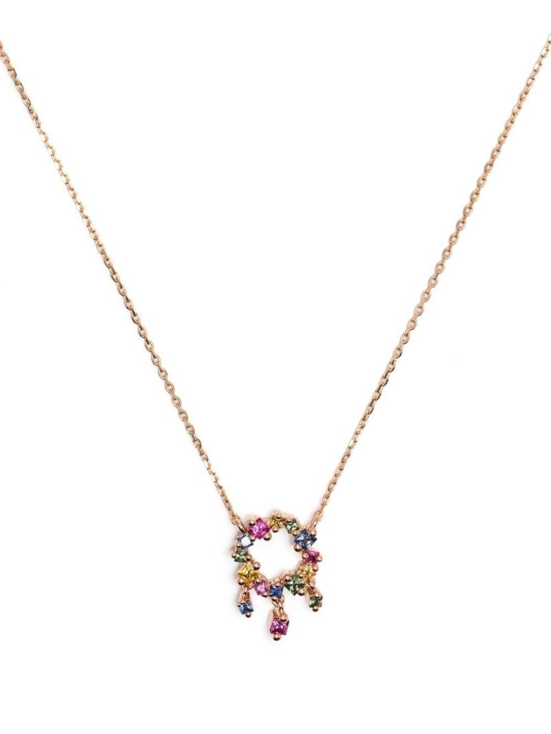 Suzanne Kalan 18kt rose gold sapphire necklace von Suzanne Kalan