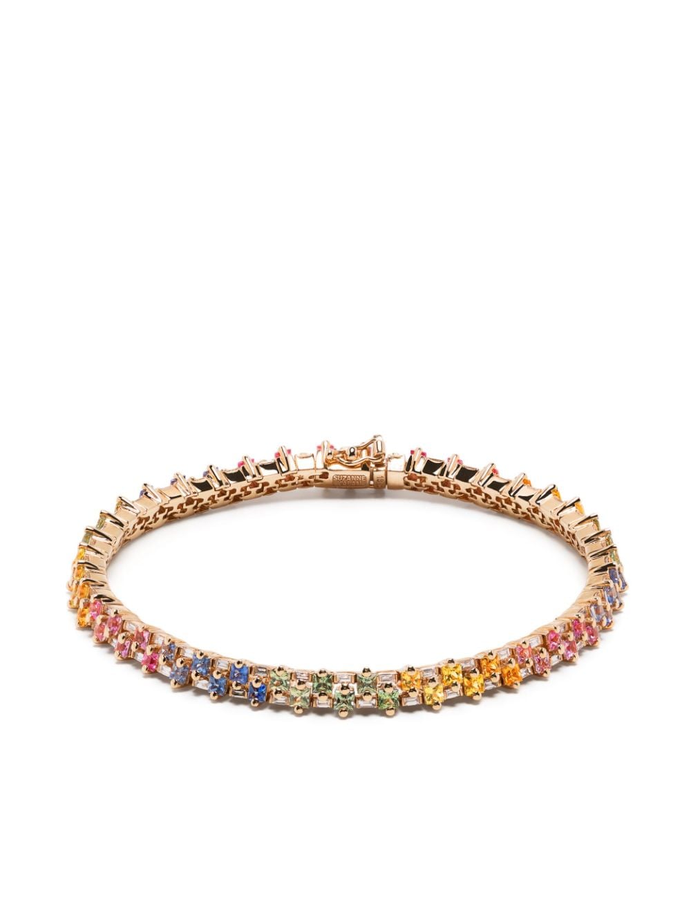 Suzanne Kalan 18kt rose gold sapphire tennis bracelet von Suzanne Kalan