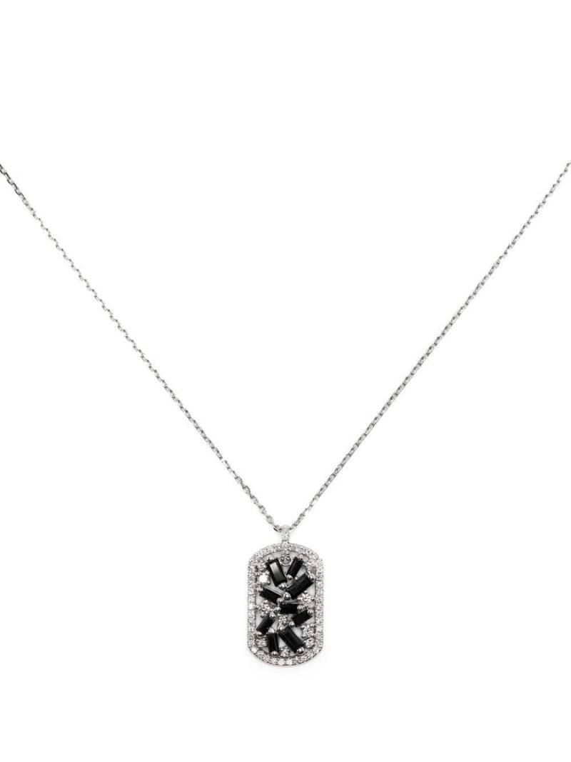 Suzanne Kalan 18kt white gold diamond and sapphire necklace - Silver von Suzanne Kalan