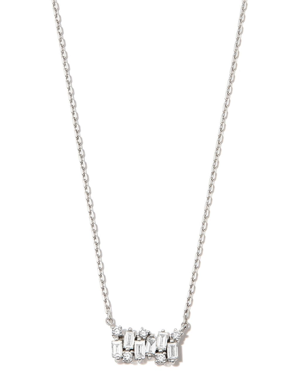 Suzanne Kalan 18kt white gold diamond necklace - Silver von Suzanne Kalan