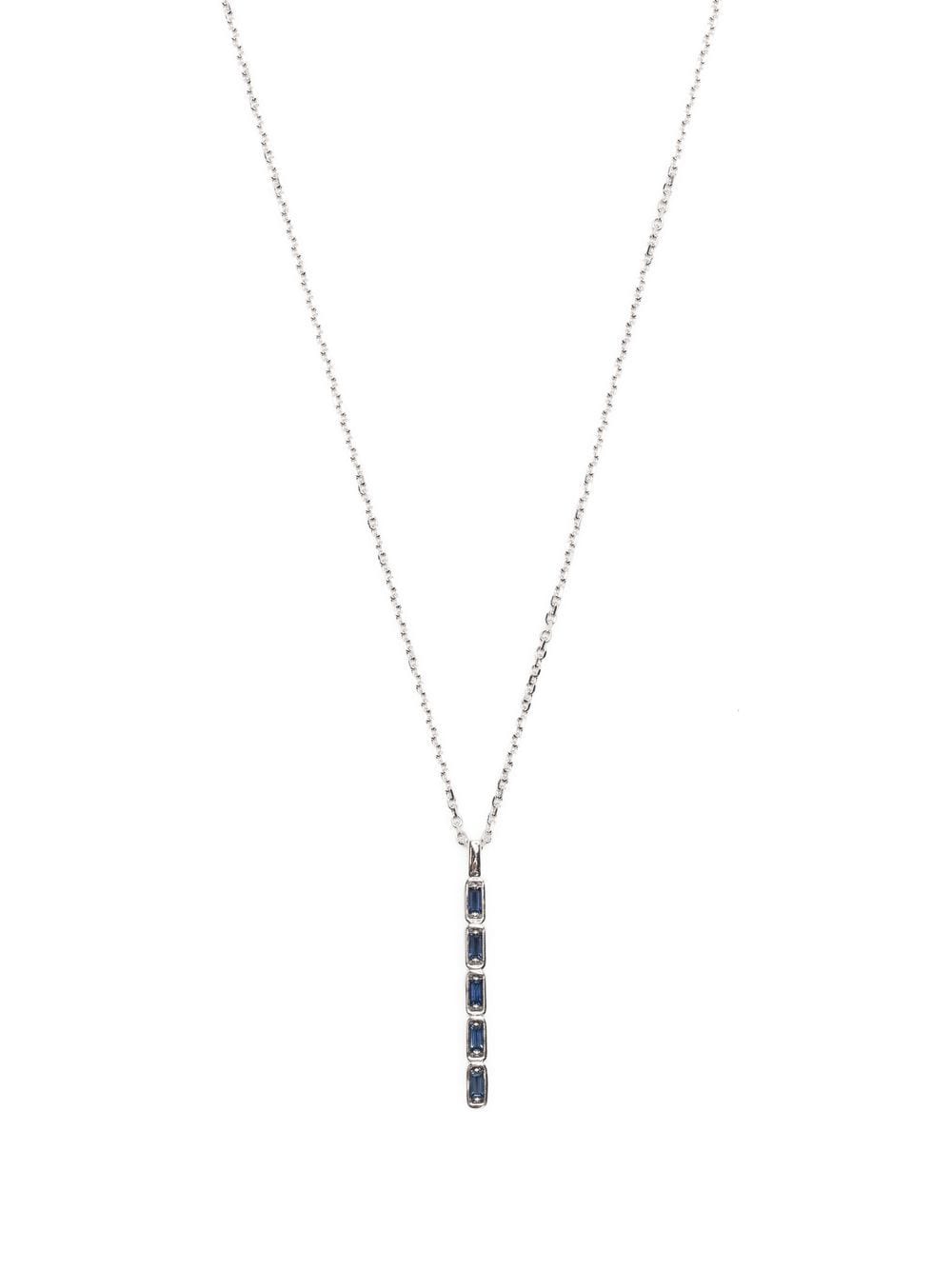 Suzanne Kalan 18kt white gold sapphire necklace - Silver von Suzanne Kalan