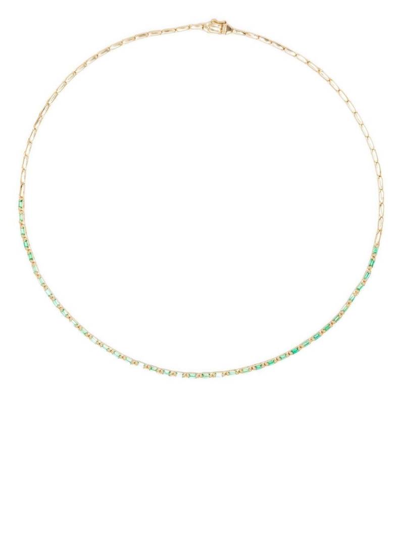 Suzanne Kalan 18kt yellow gold emerald necklace von Suzanne Kalan