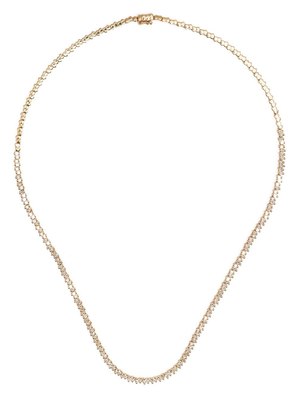 Suzanne Kalan 18kt yellow gold tennis necklace von Suzanne Kalan