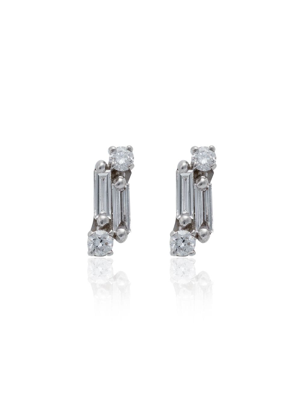 Suzanne Kalan Diamond Earrings - Metallic von Suzanne Kalan