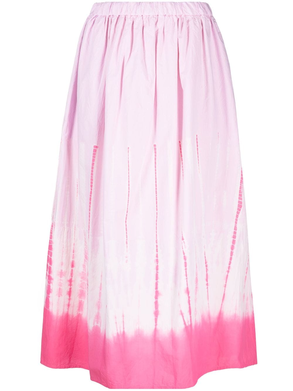 Suzusan Shibori cotton skirt - Pink von Suzusan