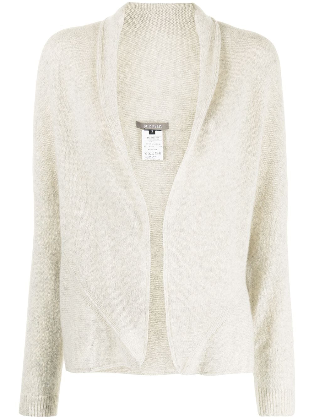 Suzusan shawl-collar cashmere cardigan - Grey von Suzusan