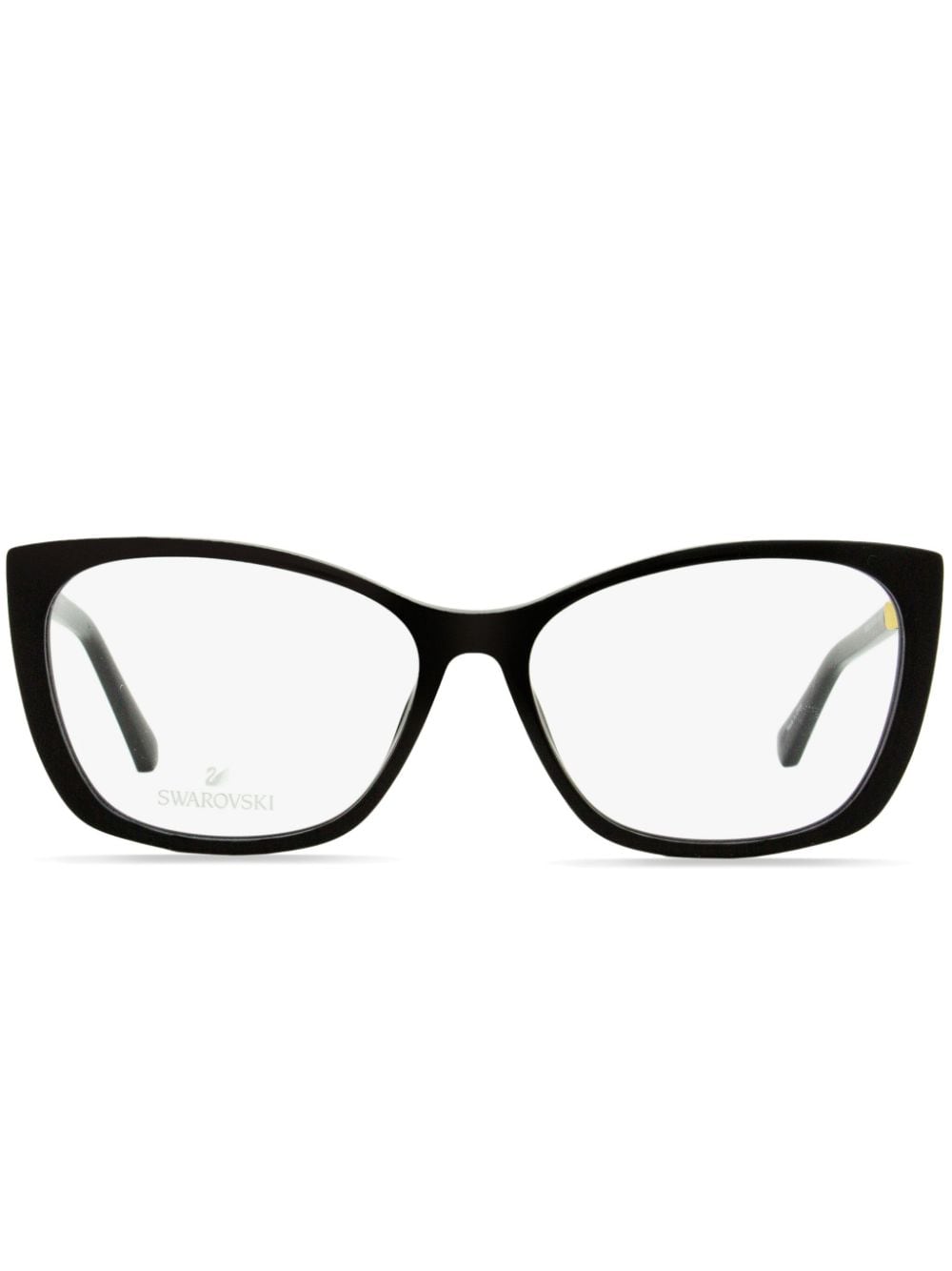Swarovski 5383 butterfly-frame crystal glasses - Black von Swarovski