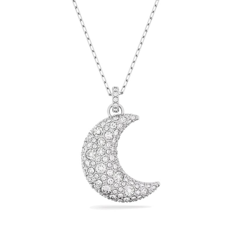 Swarovski Armbanduhr - Luna pendant, Moon, Rhodium plated - Gr. unisize - in Weiß - für Damen von Swarovski