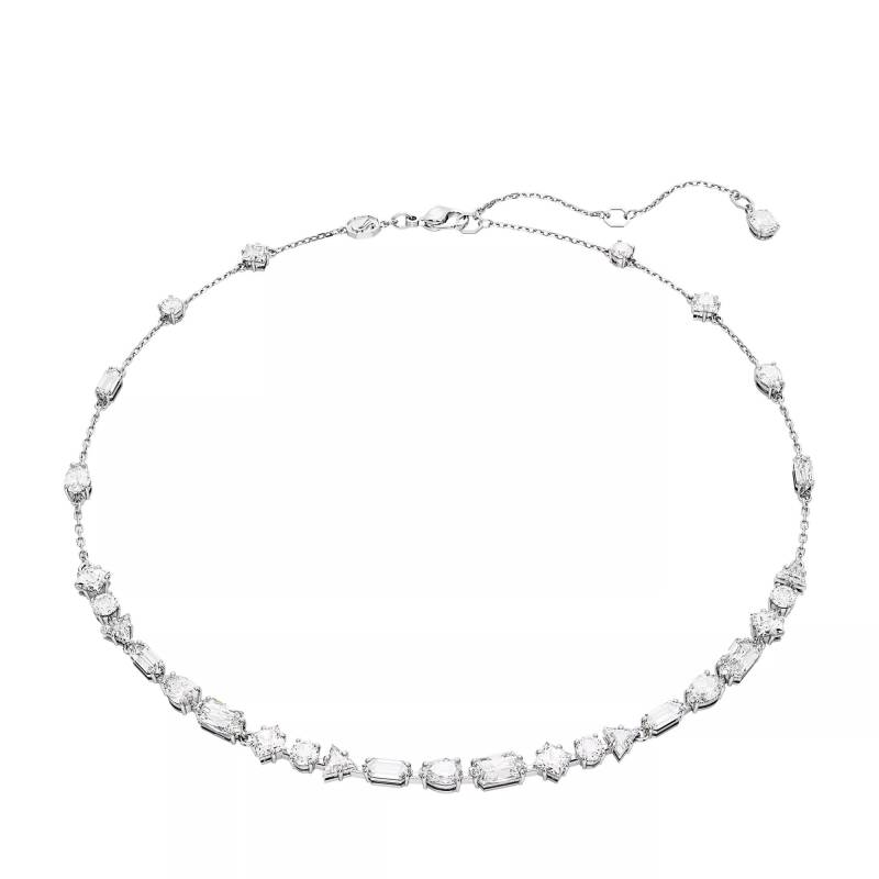 Swarovski Armbanduhr - Mesmera necklace, Mixed cuts, Scattered design, - Gr. unisize - in Weiß - für Damen von Swarovski