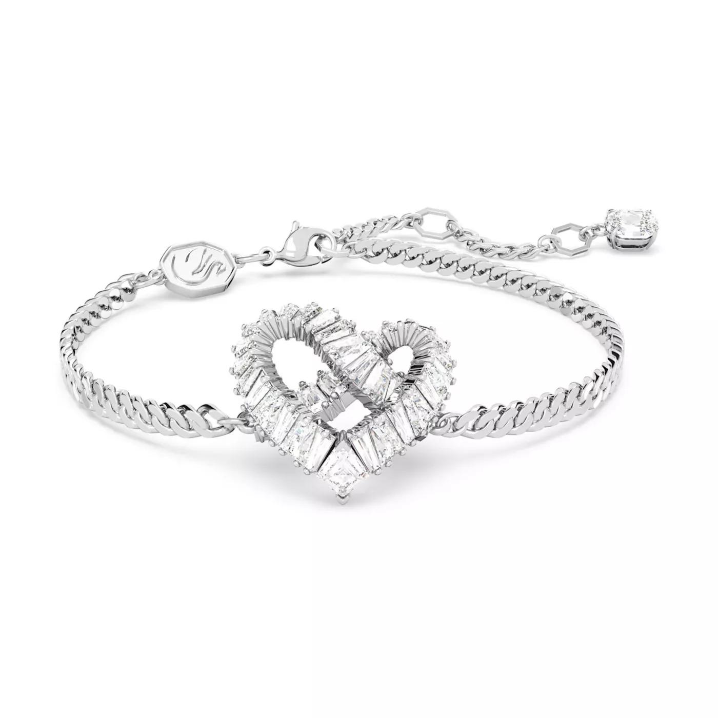 Swarovski Armbanduhr - Swarovski Matrix Silberfarbene Armband 5648299 - Gr. ONE SIZE - in Silber - für Damen von Swarovski