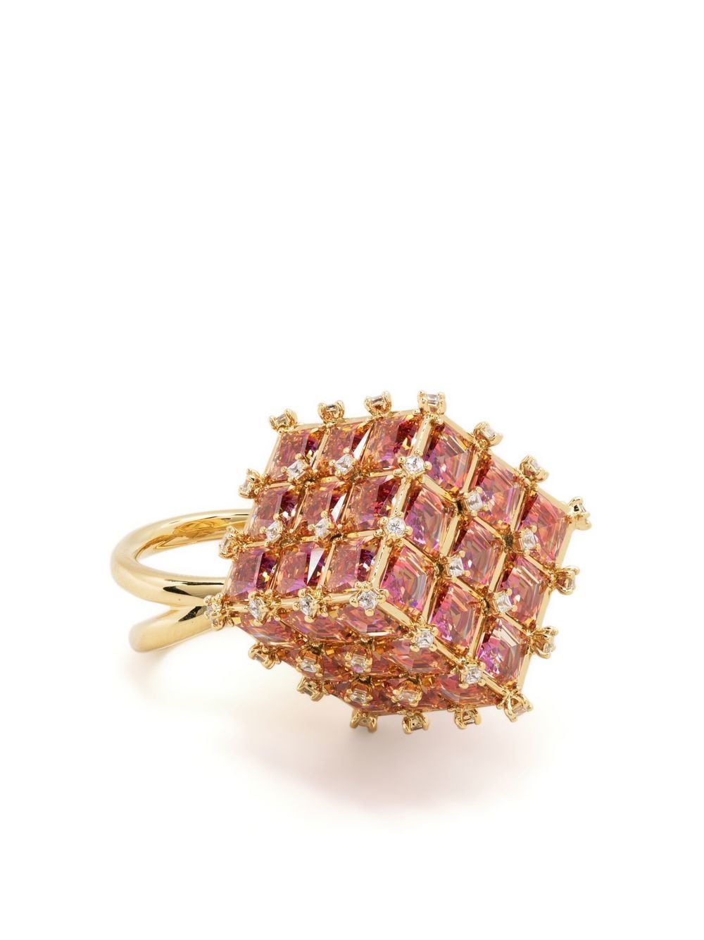 Swarovski Curiosa cocktail ring - Gold von Swarovski