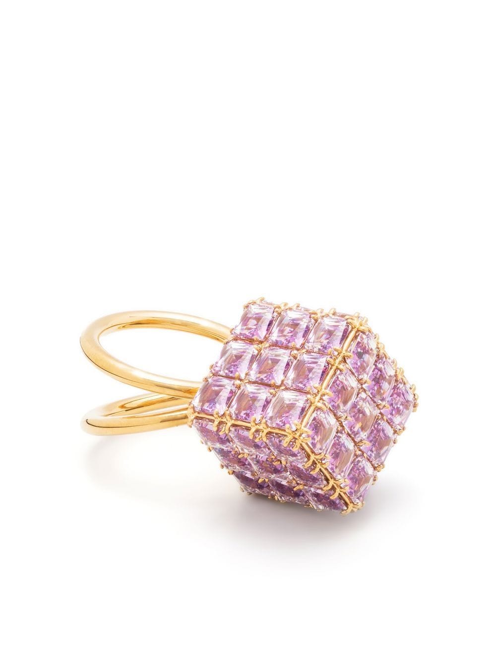 Swarovski Curiosa cocktail ring - Purple von Swarovski