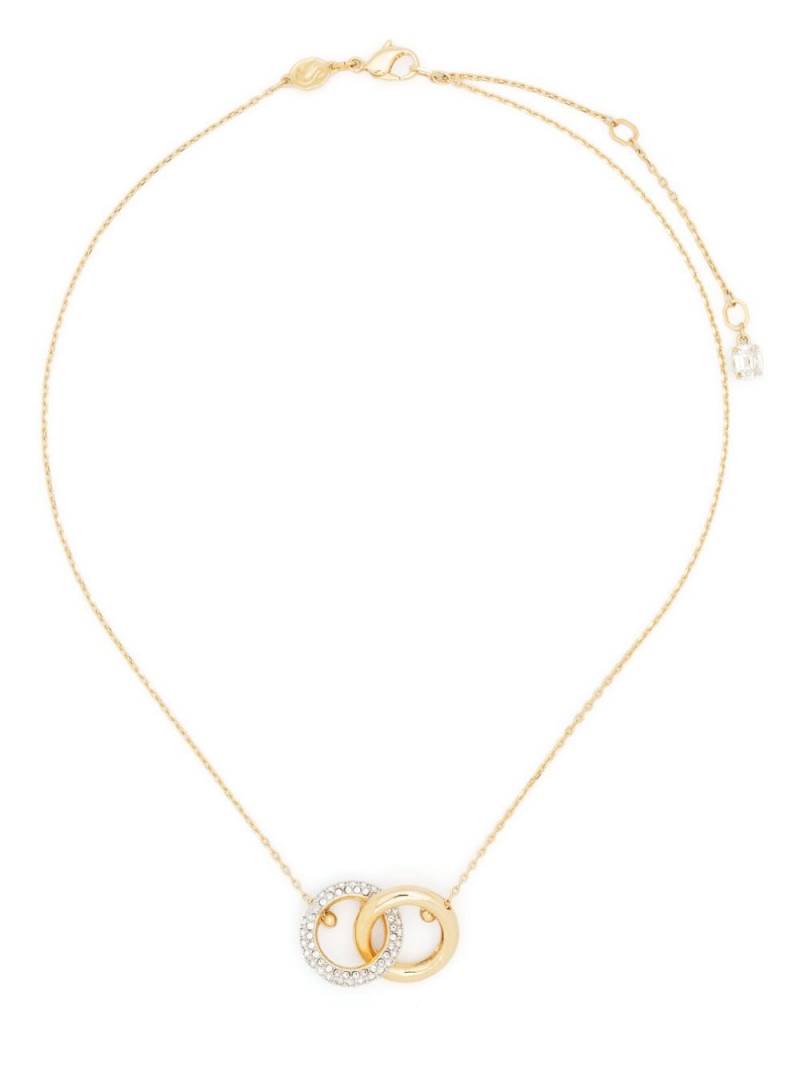 Swarovski Dextera crystal-embellished interlinked necklace - Gold von Swarovski
