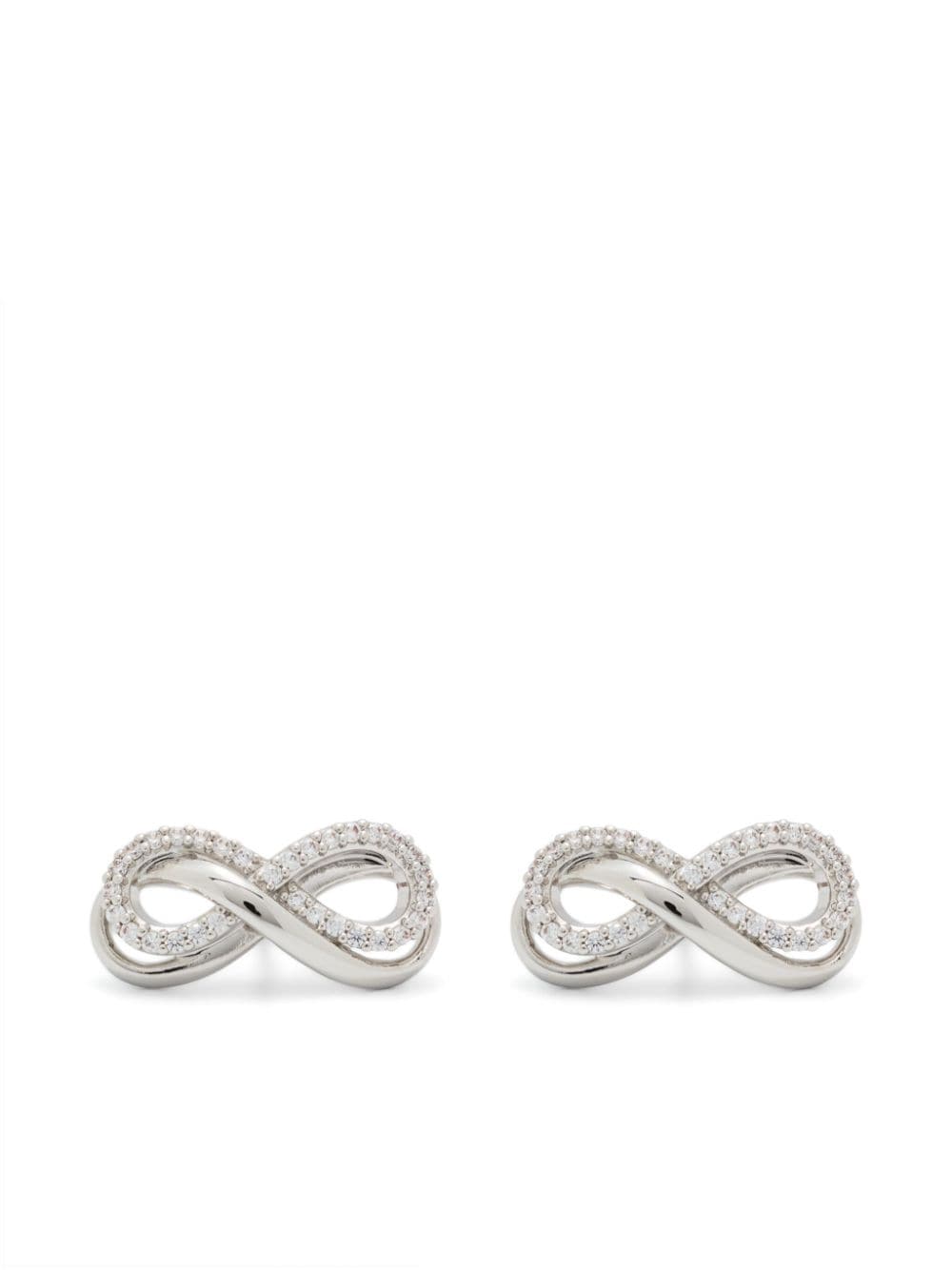 Swarovski Hyperbola stud earrings - White von Swarovski