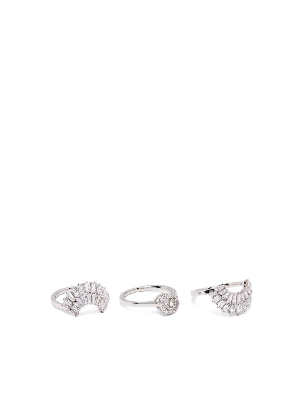 Swarovski Idyllia ring (set of three) - Silver von Swarovski