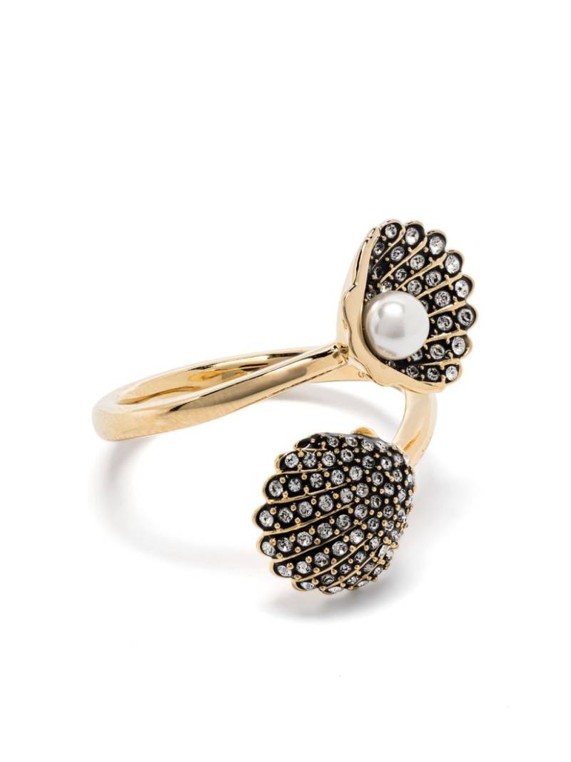 Swarovski Idyllia shell-motif ring - Gold von Swarovski