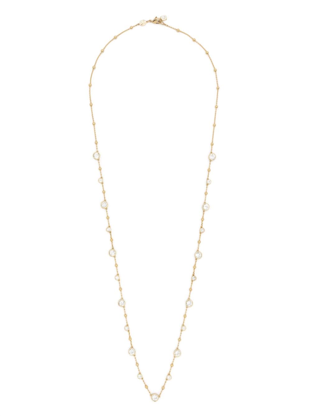 Swarovski Imber crystal-embellishmed strandage necklace - White von Swarovski