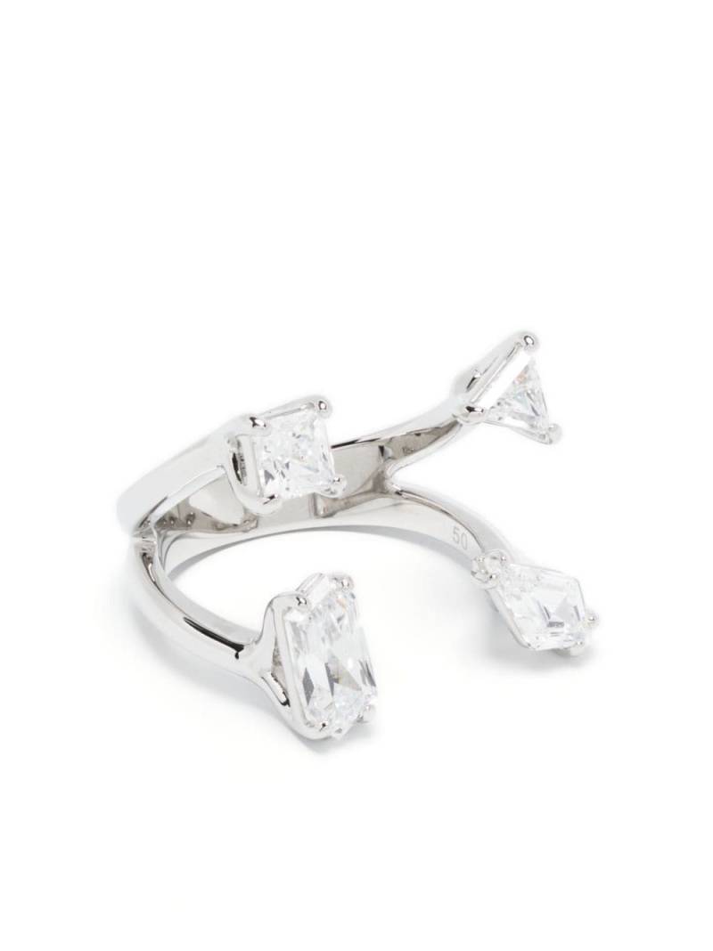 Swarovski Mesmera crystal-embellished ring - Silver von Swarovski