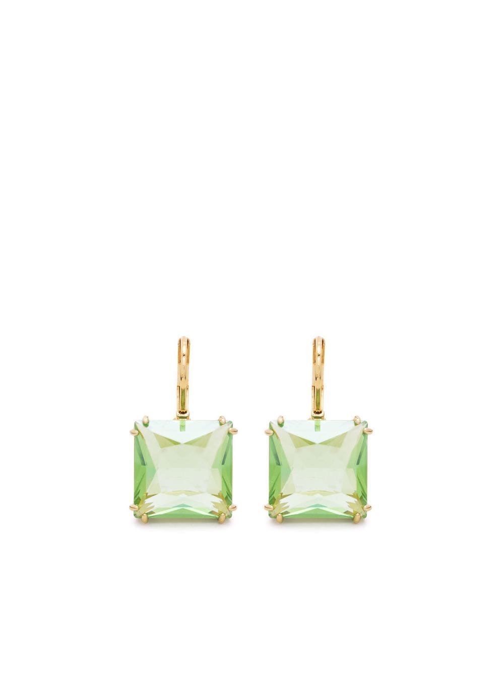 Swarovski Millenia crystal-embellished drop earrings - Green von Swarovski