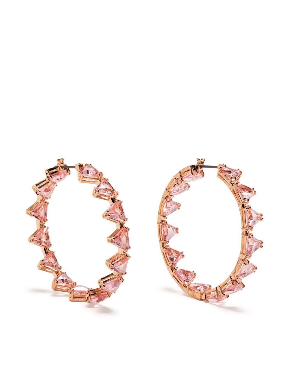 Swarovski Millenia crystal hoop earrings - Gold von Swarovski