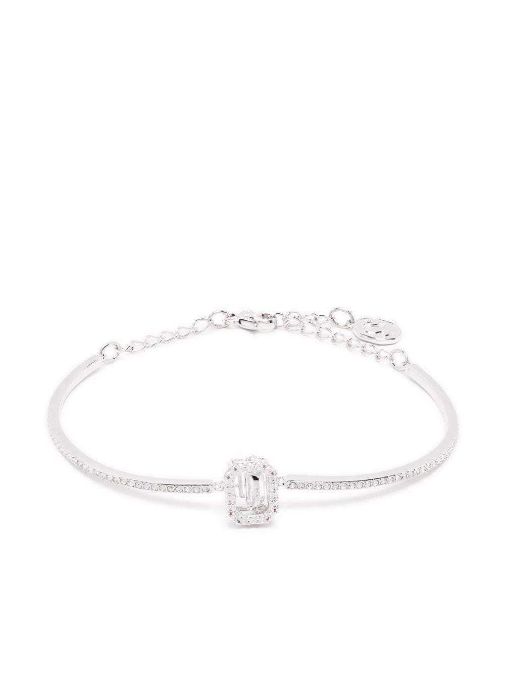 Swarovski Millenia octagon-cut bangle - Silver von Swarovski