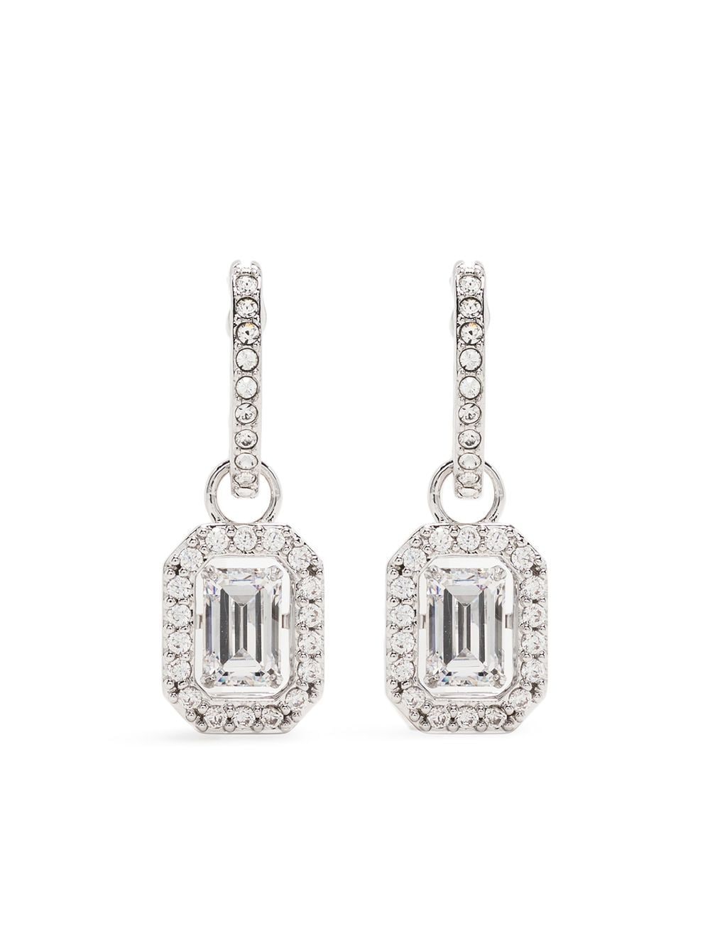 Swarovski Millenia octagon-cut drop earrings - Silver von Swarovski