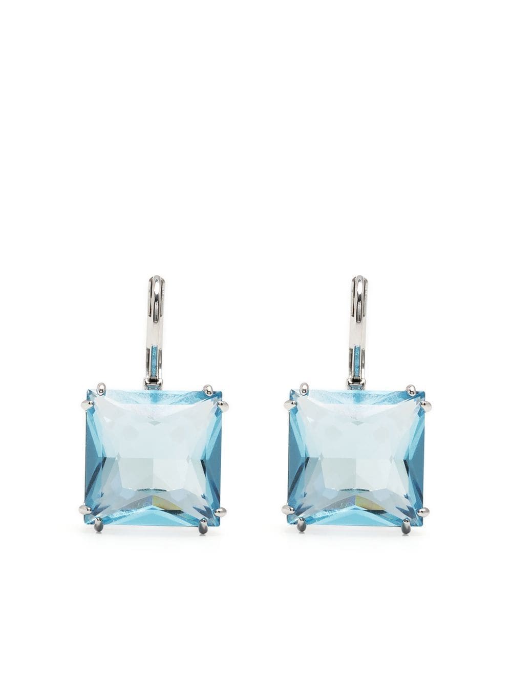 Swarovski Millenia square-cut crystal earrings - Blue von Swarovski