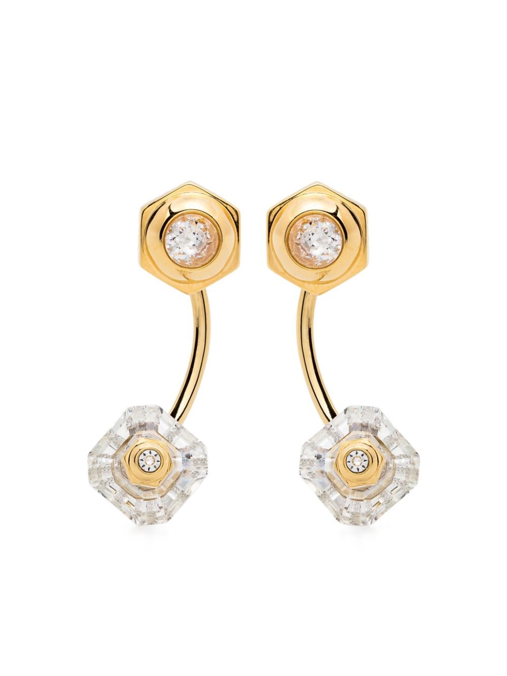 Swarovski Numina drop earrings - Gold von Swarovski