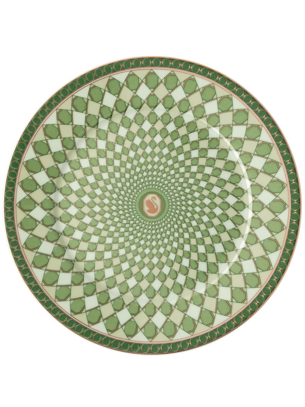 Swarovski Signum plate (18cm) - Green von Swarovski