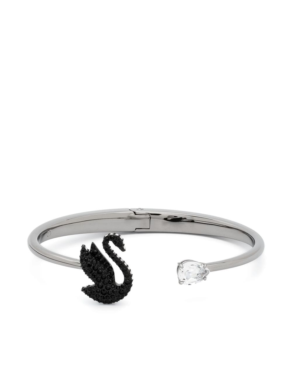Swarovski Swan-motif open-cuff bracelet - Silver von Swarovski