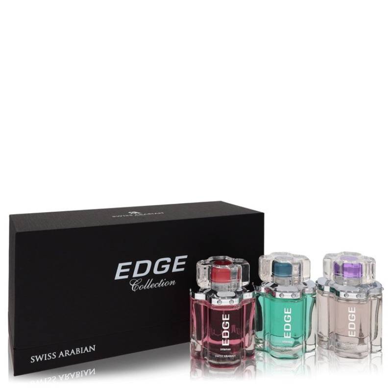 Swiss Arabian Edge Intense Gift Set - Eau de Parfum - Edge 100 ml for Women + Edge Intense 100 for Women + Edge Intense 100 ml Eau De Toilette Spray for Men von Swiss Arabian