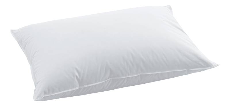 Swiss Dream by billerbeck 3-Kammer-Kopfkissen »Soft Deep Basic 80«, Füllung: Aussen: 80% neue europäische Entendaunen weiss, 10% Federchen Innen: 100% neue Entenfederchen silber, Bezug: 100% Baumwolle, (1 St.) von Swiss Dream by billerbeck
