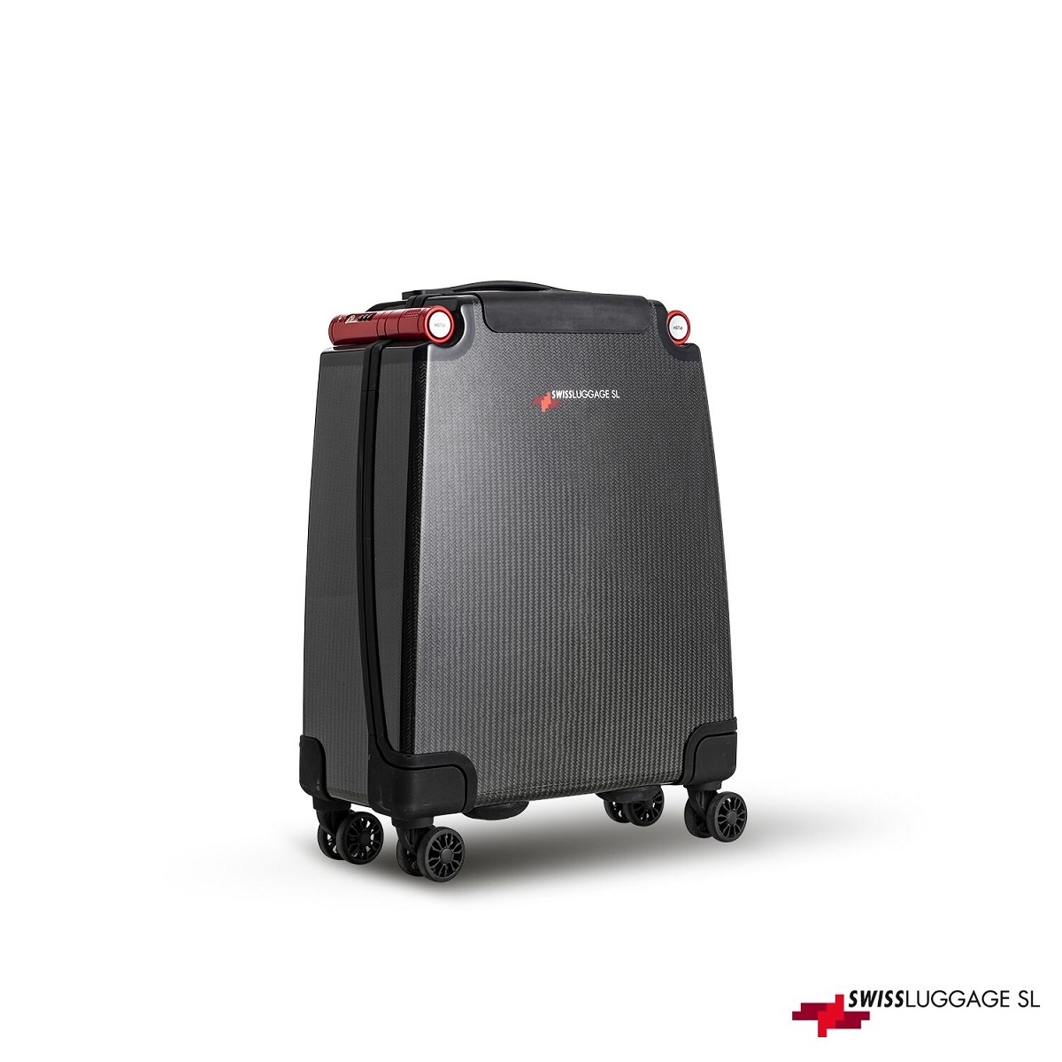 The Trolley Fifty Five - 4W Rot von Swiss Luggage