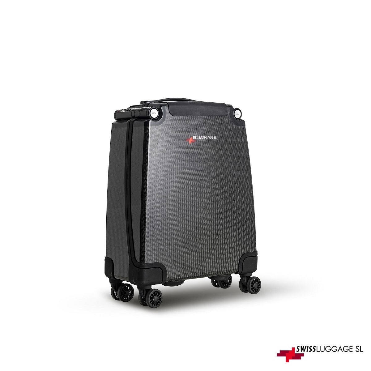 The Trolley Fifty Five - 4W Schwarz von Swiss Luggage