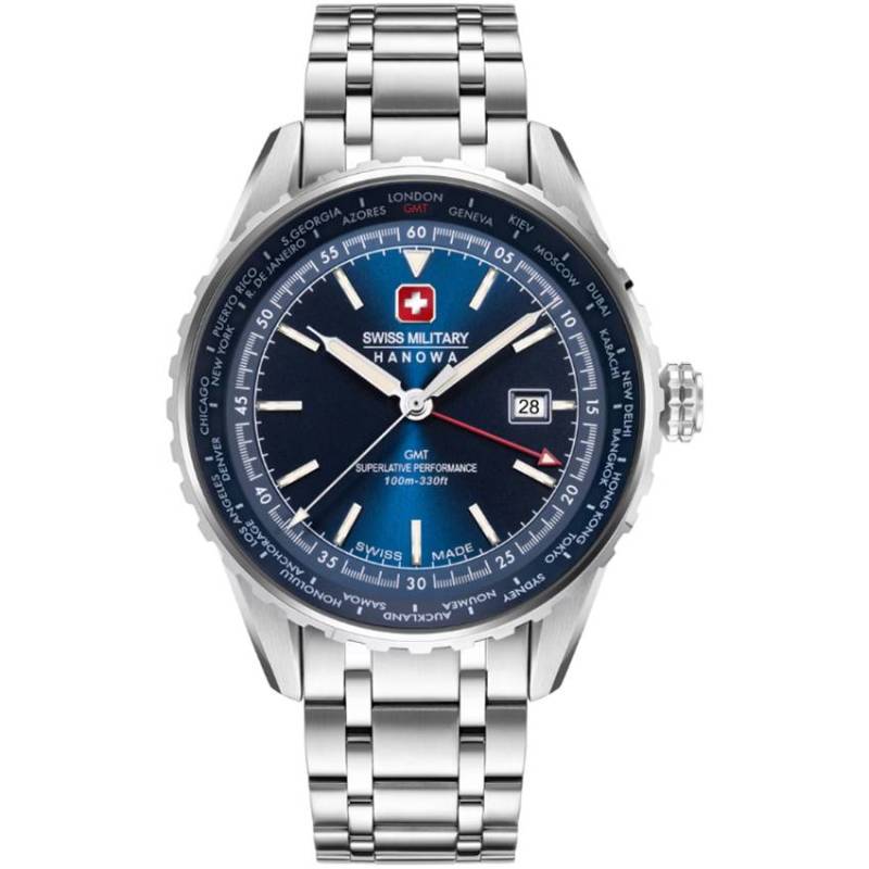 Swiss Military Hanowa SMWGH0003204 Afterburn GMT Herrenuhr von Swiss Military Hanowa