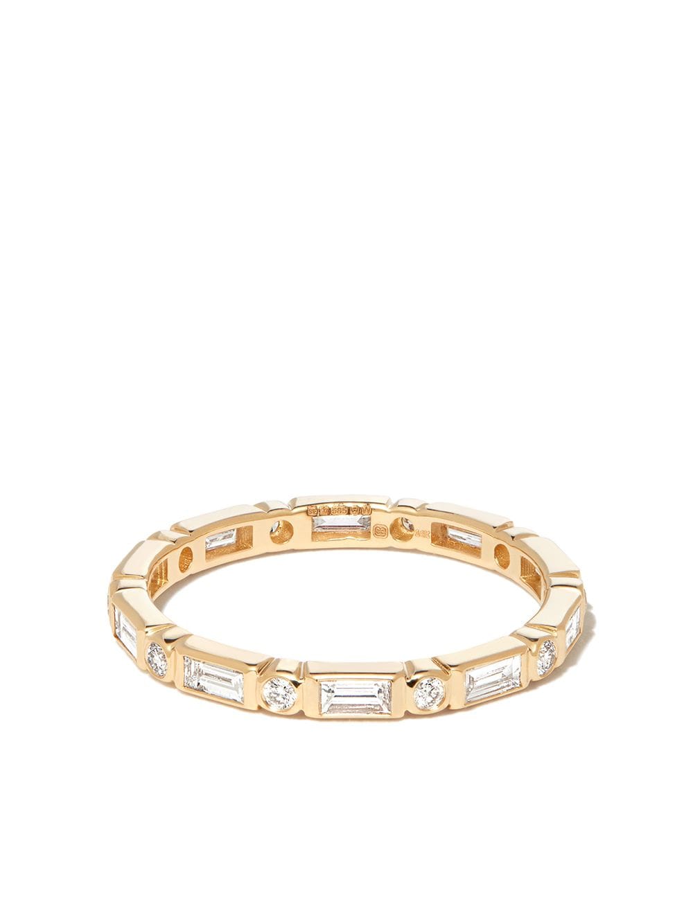 Sydney Evan 14kt yellow gold diamond eternity ring von Sydney Evan