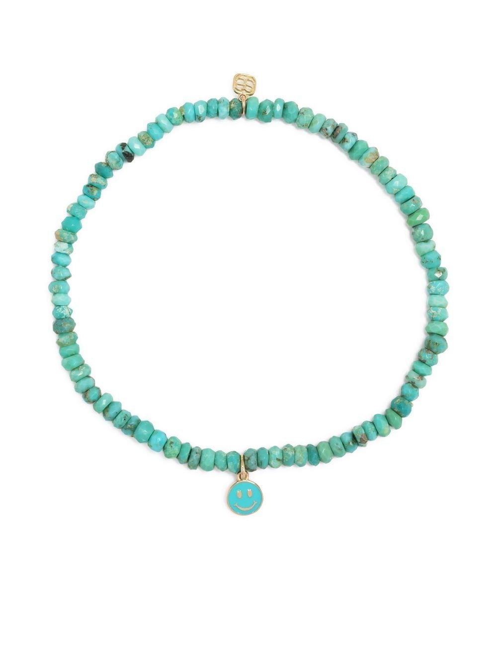 Sydney Evan 14kt yellow gold turquoise beaded bracelet - Green von Sydney Evan