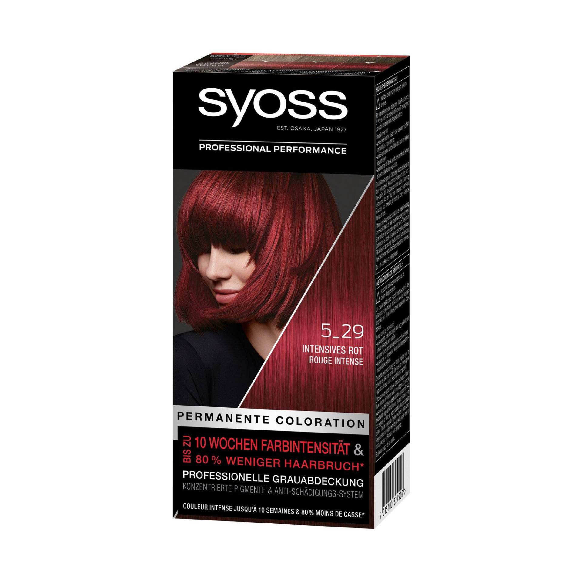 Baseline Permanente Coloration Damen Intensives Rot - #MIX#00255/115ML von syoss