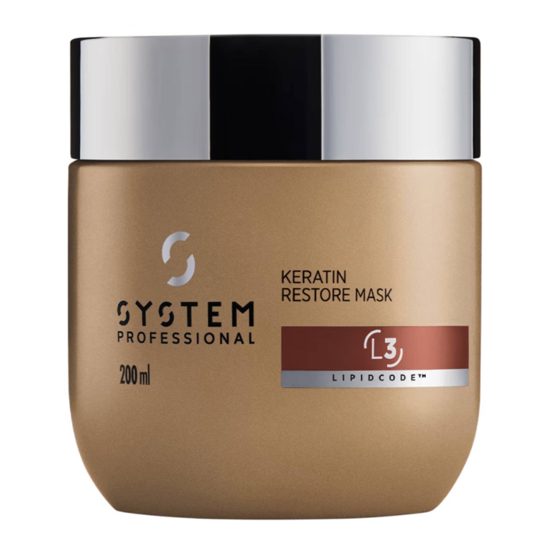 System Professional L3 Luxe Oil Keratin Restore Mask 200ml System Professional L3 Luxe Oil Keratin Restore Mask 200ml von System Professional