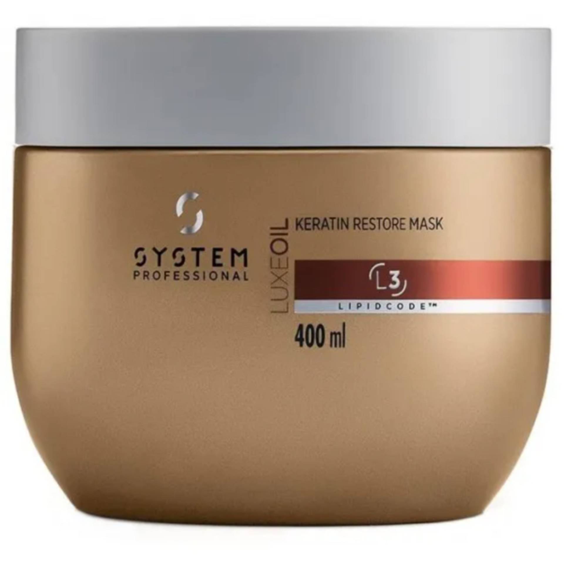 System Professional L3 Luxe Oil Keratin Restore Mask 400ml System Professional L3 Luxe Oil Keratin Restore Mask 400ml von System Professional