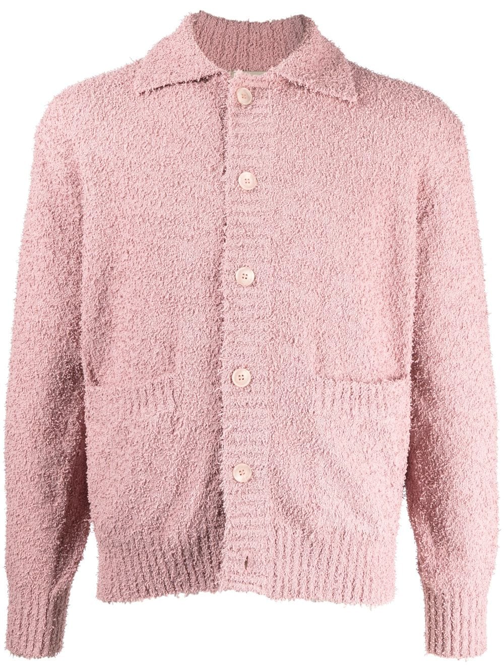 System long-sleeve knitted cardigan - Pink von System