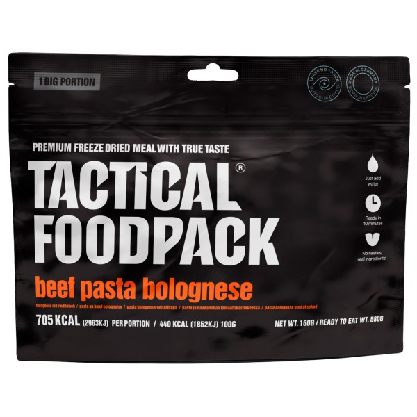 TACTICAL FOODPACK - Beef Pasta Bolognese Gr 160 g TACTICAL FOODPACK - Beef Pasta Bolognese Gr 160 g von TACTICAL FOODPACK