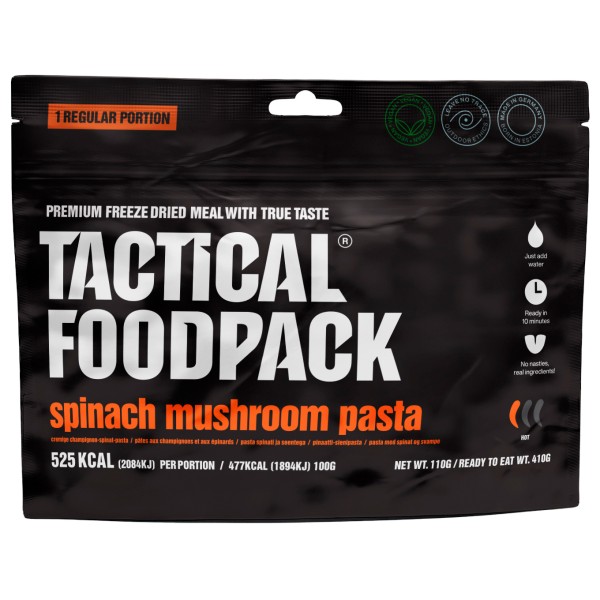 TACTICAL FOODPACK - Spinach Mushroom Pasta Gr 110 g TACTICAL FOODPACK - Spinach Mushroom Pasta Gr 110 g von TACTICAL FOODPACK