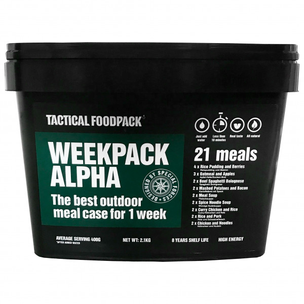 TACTICAL FOODPACK - Weekpack Alpha Gr 2100 g TACTICAL FOODPACK - Weekpack Alpha Gr 2100 g von TACTICAL FOODPACK
