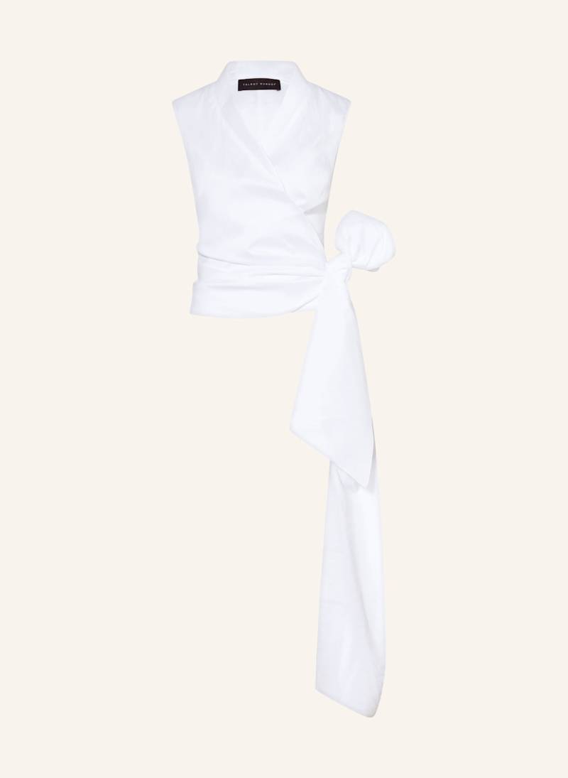 Talbot Runhof Wickelbluse weiss von TALBOT RUNHOF